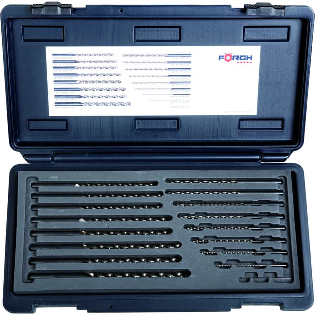 Set Grirash Spirale DIN 340 HSS-Co, Tip W FÖRCH 5*