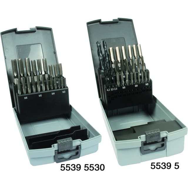 Set Filetuesish Dore HSS DIN 352, Metrik