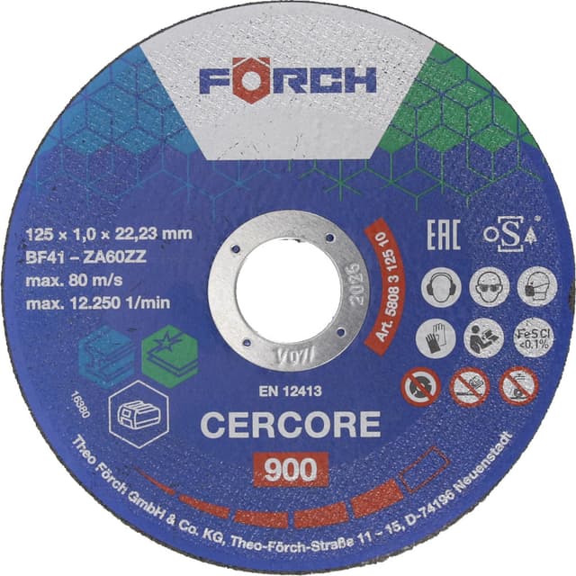Gur Prerës Çelik / Inox CERCORE 900